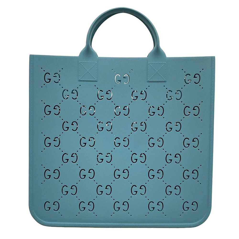 GUCCI GG Tote Bag Blue